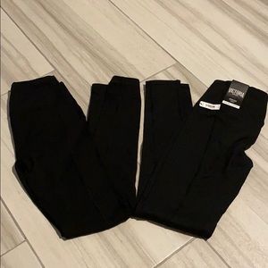 Victoria Secret Knockout Black Legging Set
